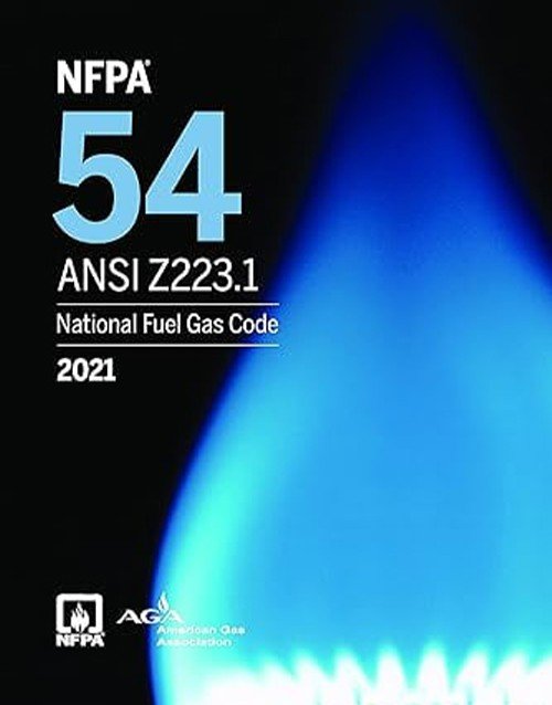 NFPA 54/ANSI Z223.1, National Fuel Gas Code 2021 Edition: ISBN 9781455926237