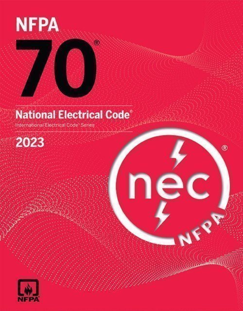 NFPA 70 National Electrical Code 2023 Edition Book: ISBN 9781455929368
